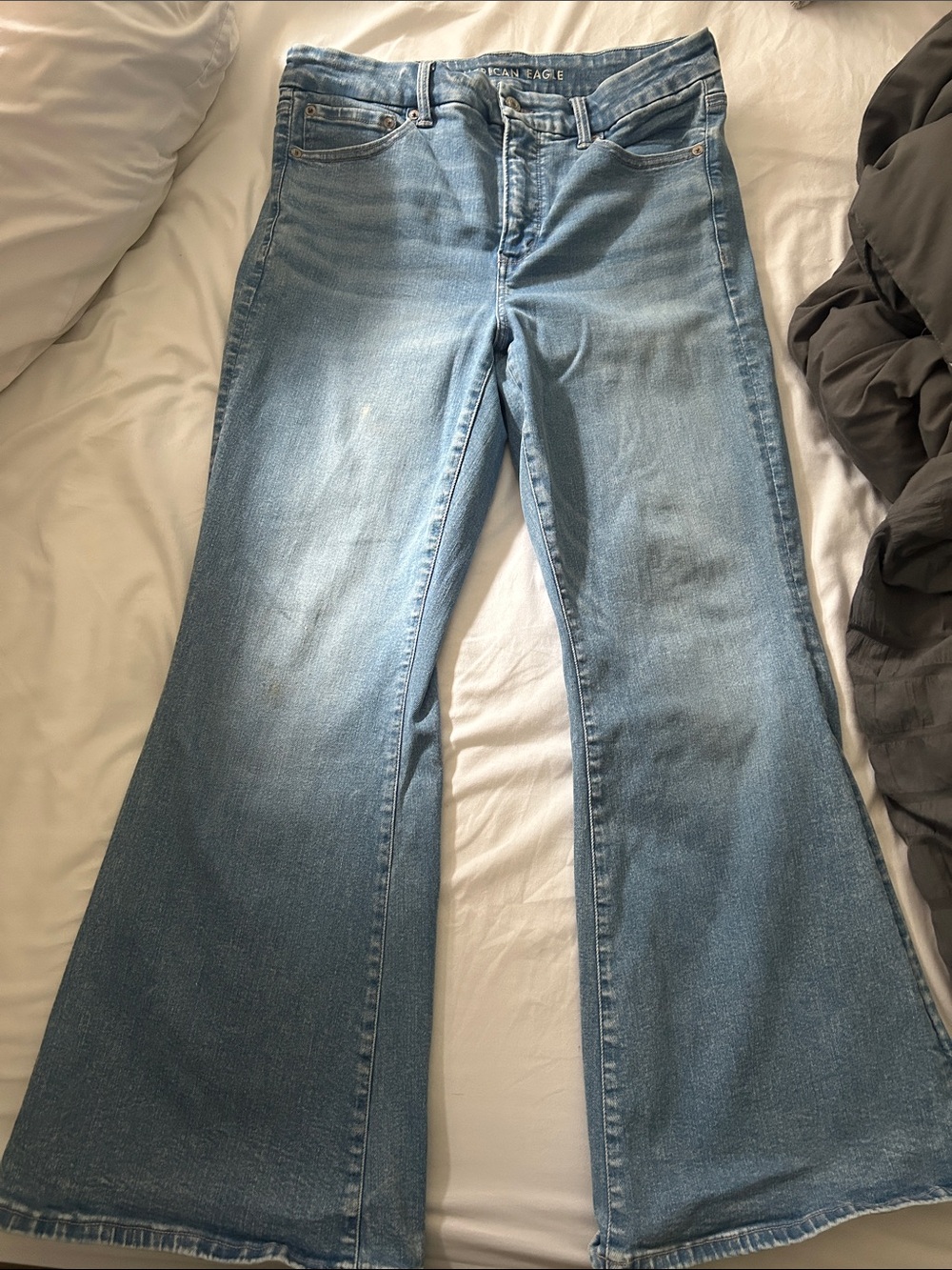 American Eagle Outfitters Light Wash Flare Jeans